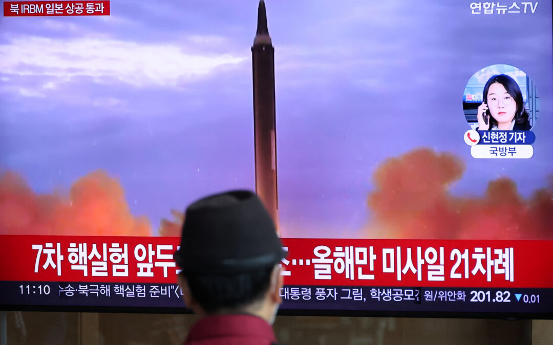 Coreia do Norte realiza teste de míssil sobre Japão